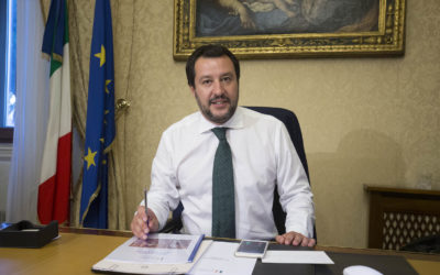 SALVINI SI INSEDIA AL VIMINALE E FA I PRIMI INCONTRI, GABRIELLI TRA I PRIMI